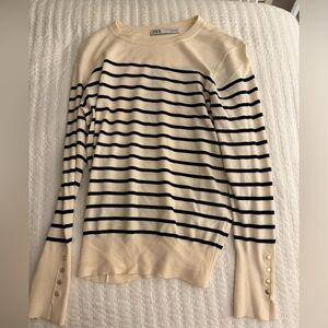 Zara striped sweater